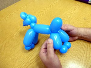 Мастер класс по изготовлению собаки из шаров