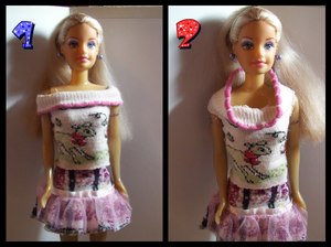 Безрукавки и юбки для кукол