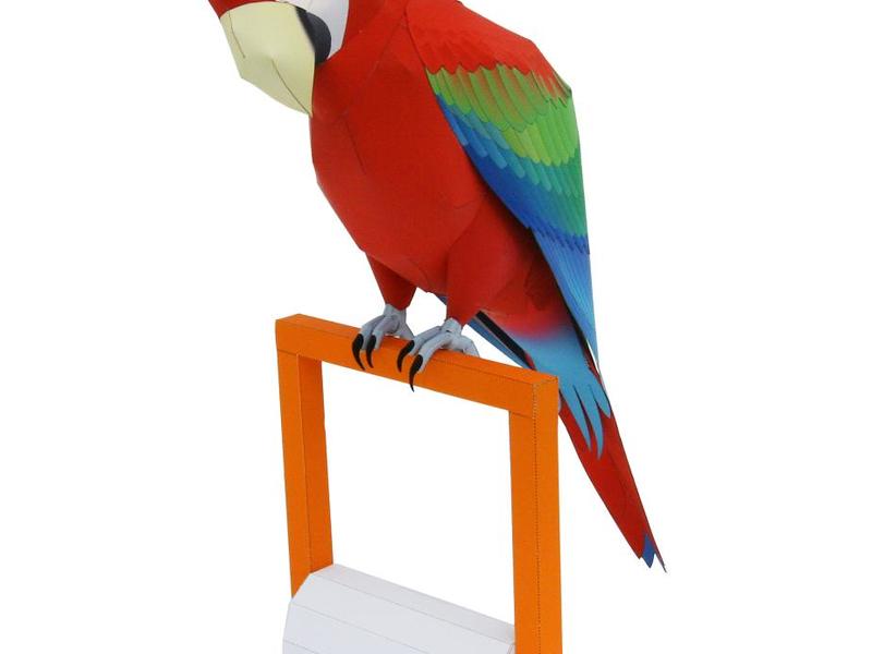 Бумажный попугай