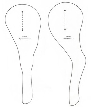 Ноги передние и задние