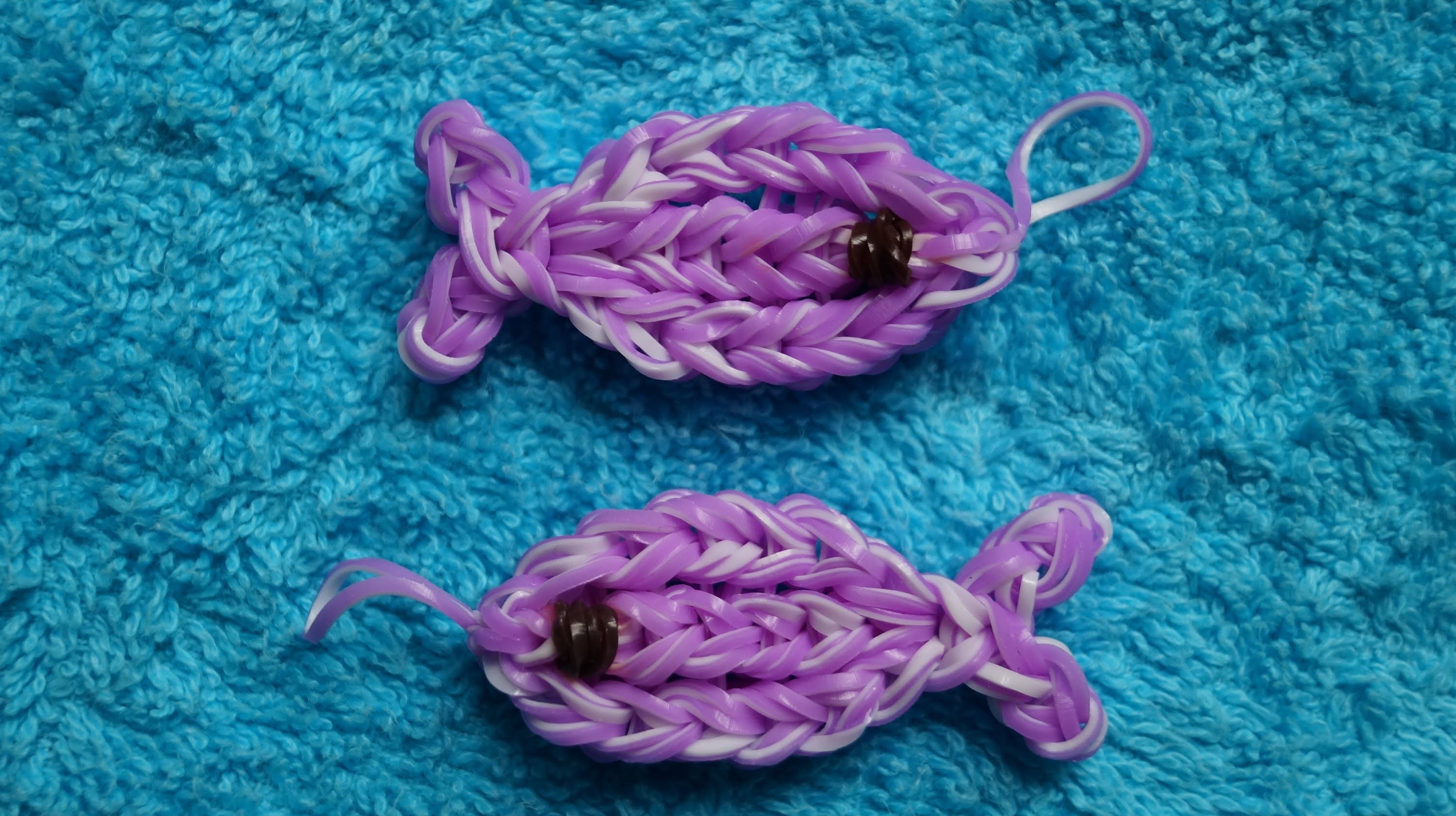 Плетение из резинок — 3: простой браслет «Рыбий хвост» без станка