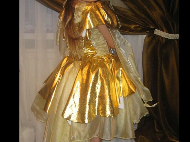 Карнавальный костюм золотой рыбки для девочки своими руками