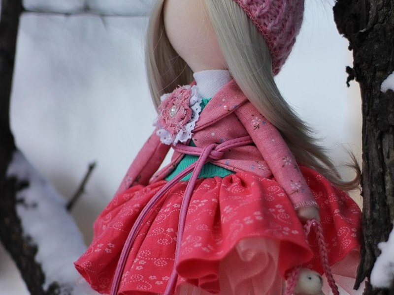 Одежда для куклы снежка