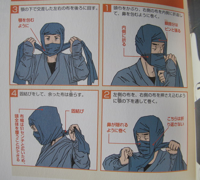 Как сделать костюм ниндзя своими руками