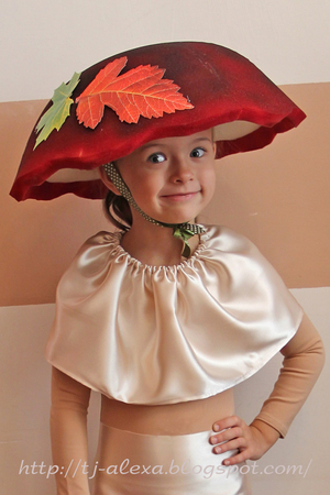 Детский костюм гриб своими руками