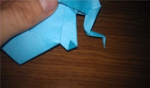 Способ создания оригами слоник