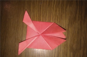 Вариант создания оригами лягушки