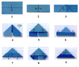 Изготовление модулей оригами