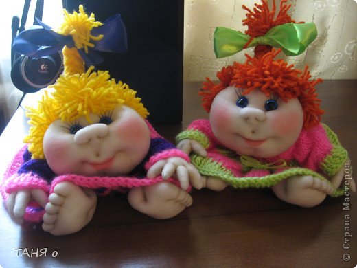Куклы из колготок: забавные игрушки или сувениры