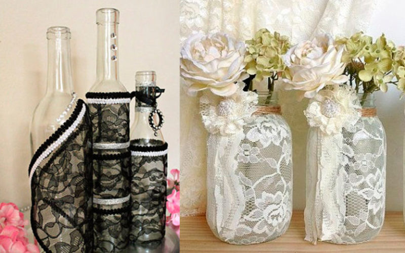 Как украсить вазу своими руками — идеи декора