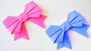Оригами бантик