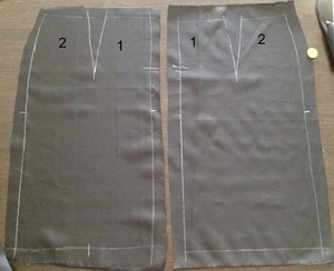 Пошаговая инструкция построение прямой юбки