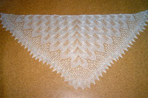 Техника вязания платка