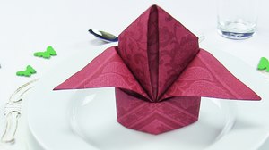 Оформление стола салфетками в стиле оригами своими руками