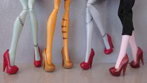 Реалистичная осенняя обувь для куклы. Моя третья работа