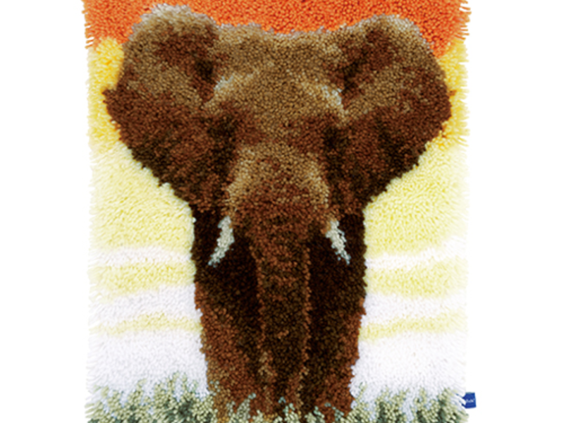 Коврик Африканский слон