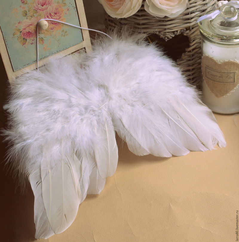 Крылья ангела из вафельной бумаги на торт