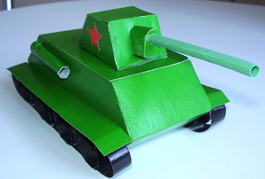 Инструкция изготовления танка из бумаги своими руками.