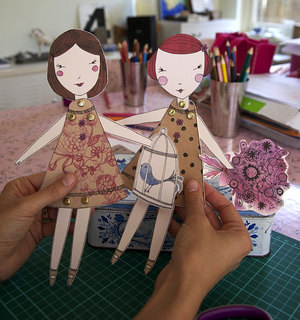 Изготовление куклы из бумаги