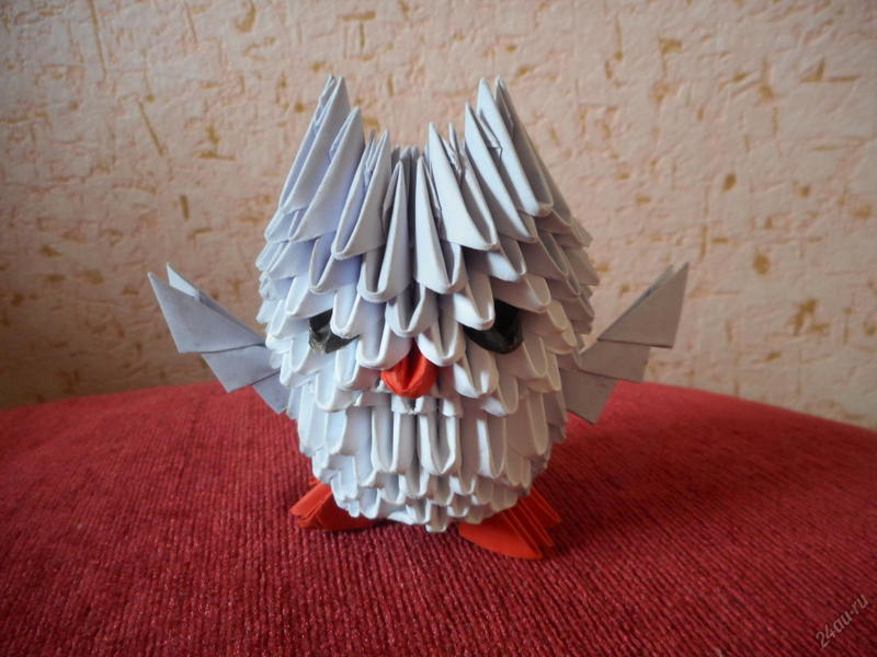 Модульное оригами. Сова. Мастер - класс с пошаговым описанием